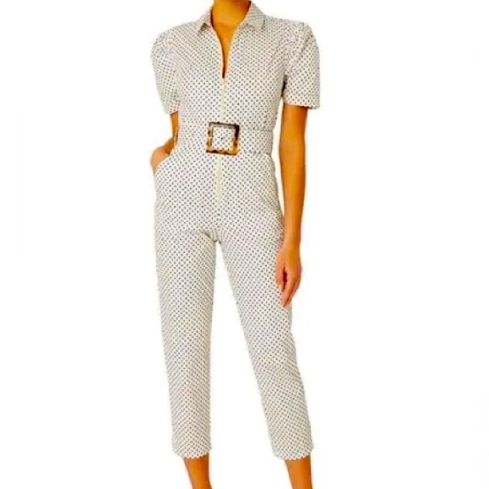 WEWOREWHAT Polka Dot Jumpsuit - Picture 2 of 5